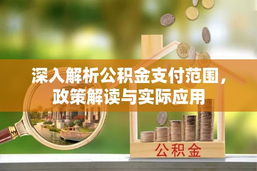 寻乌深入解析公积金支付范围，政策解读与实际应用