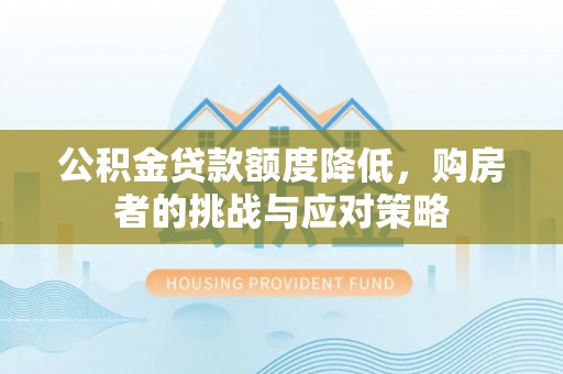 寻乌公积金贷款额度降低，购房者的挑战与应对策略